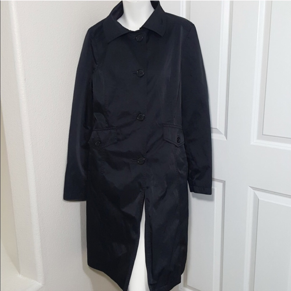 Michael Kors Black Rain and Trench Coat